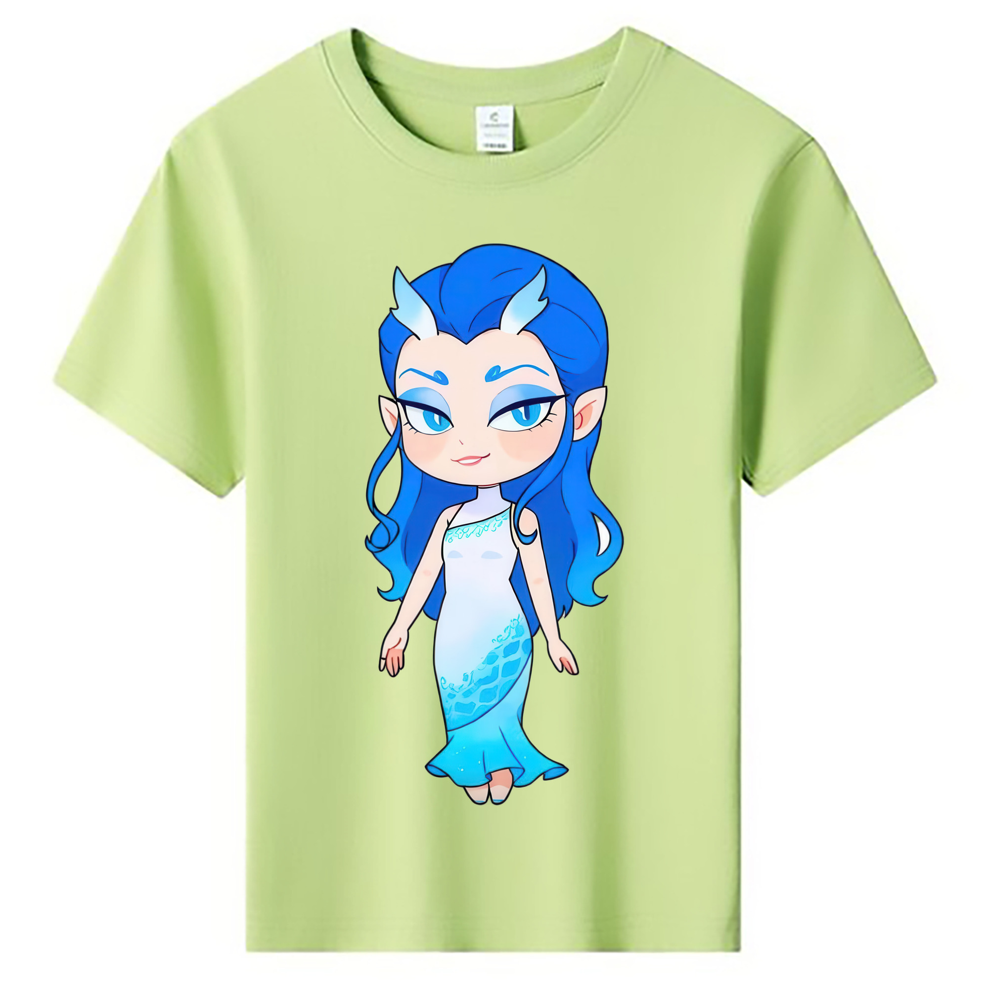 （画像用） Ne Zha 2 ナタ 魔童の大暴れ 綿100％キッズTシャツ（フロントプリント）